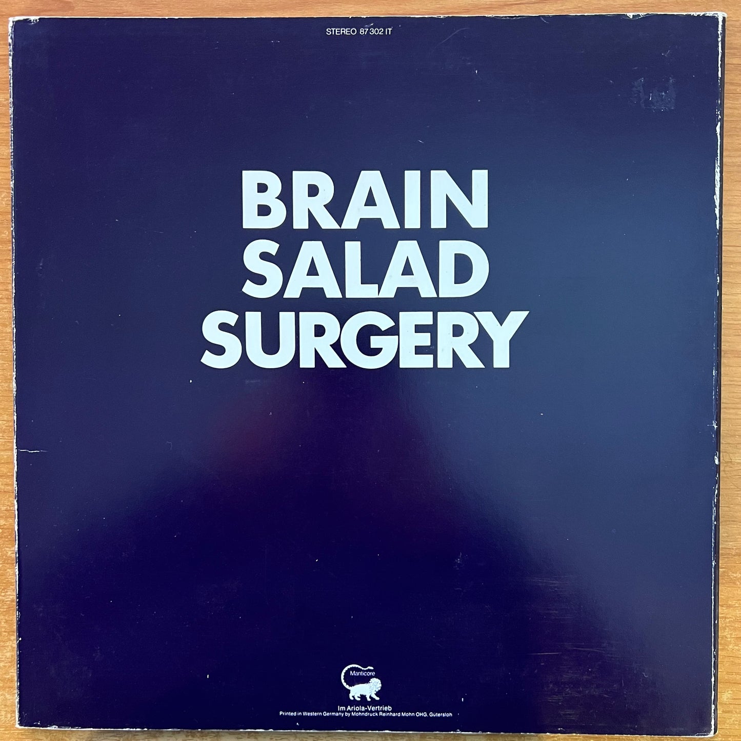 Emerson, Lake & Palmer - Brain Salad Surgery / 1. D-Press. 1973 incl. Poster - (VG++/VG++)