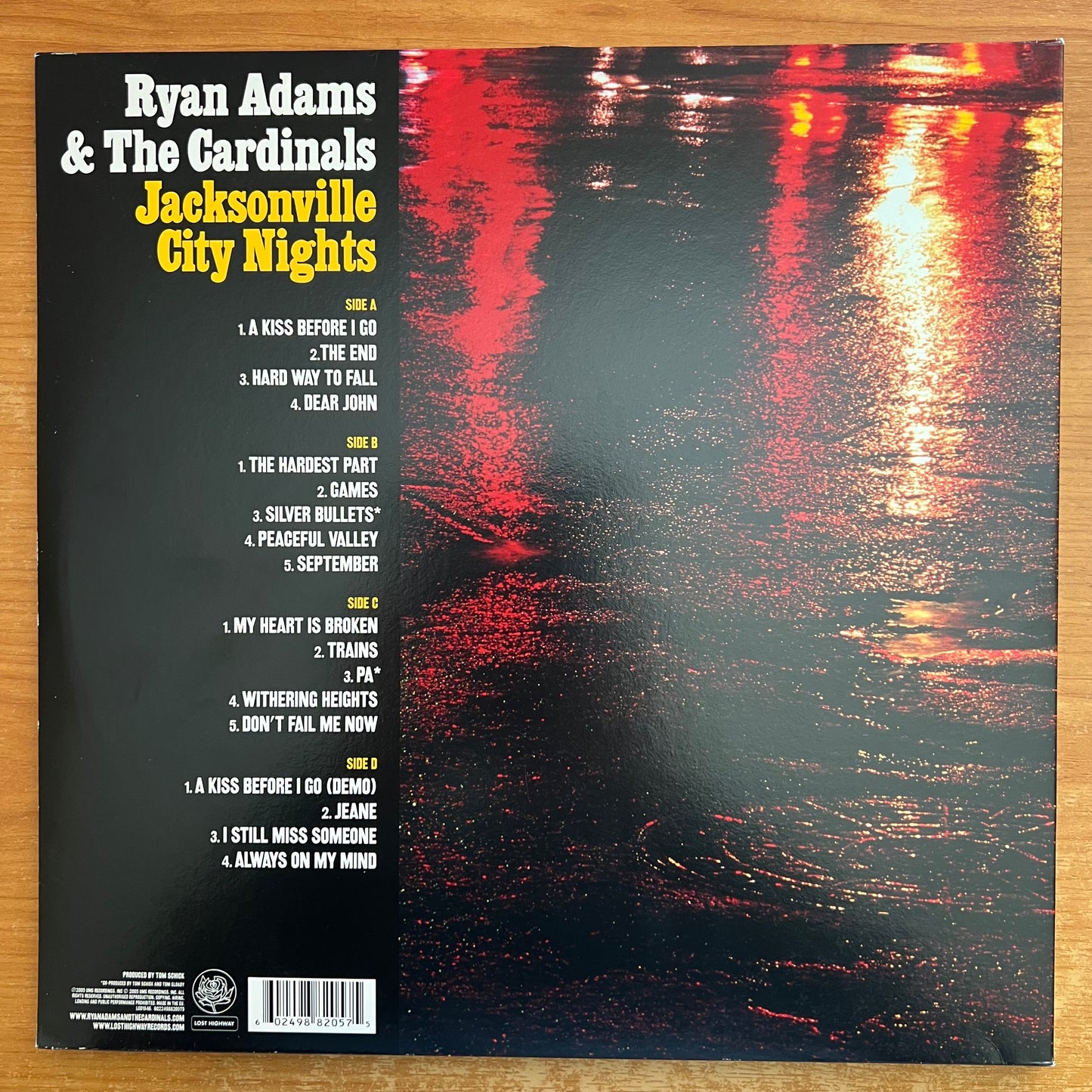 Ryan Adams & The Cardinals - Jacksonville City Nights / 2 LP - 1st EU 2005 - (Mint/Mint)