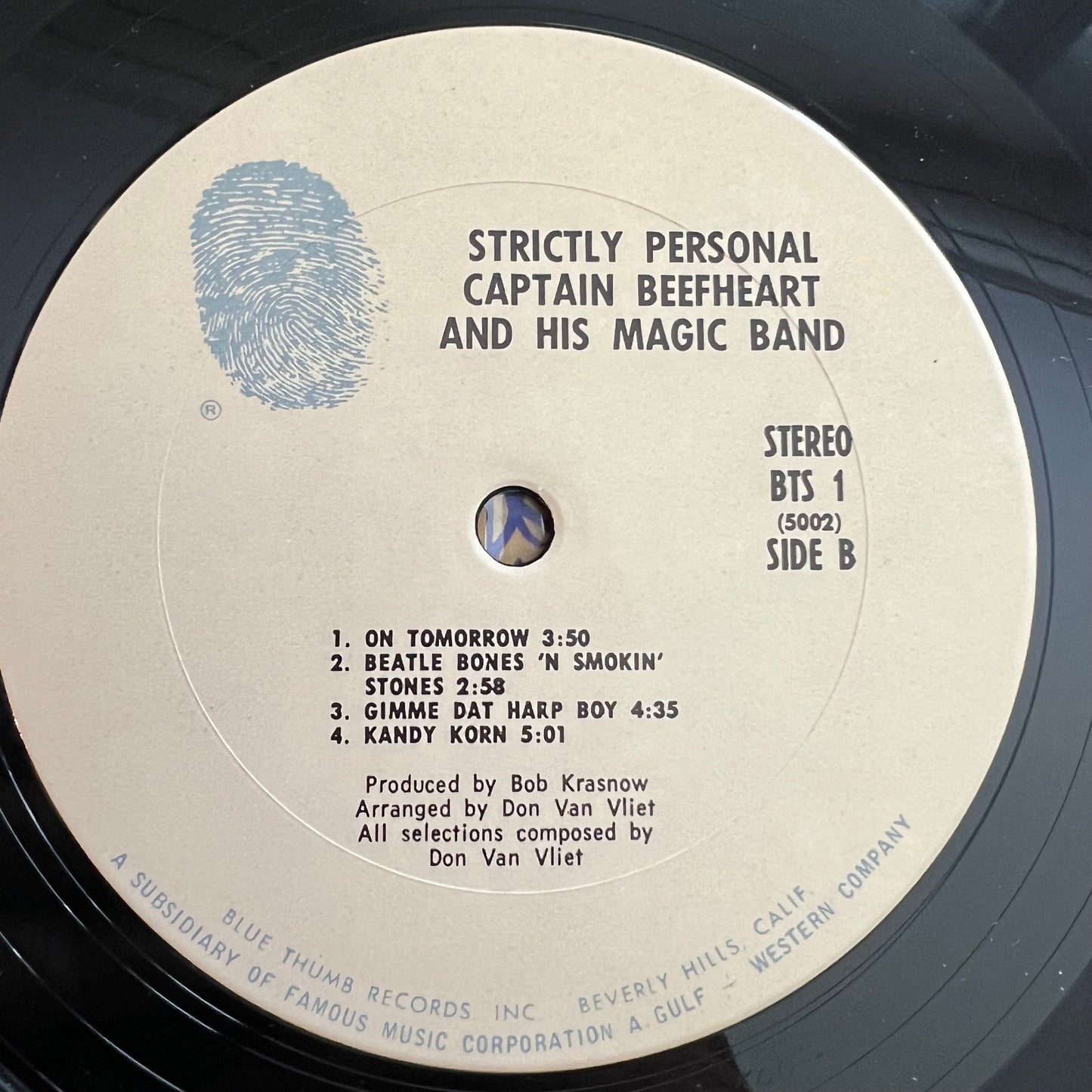 Captain Beefheart - Strictly Personal / US Press. 1973 - (Mint/VG+)