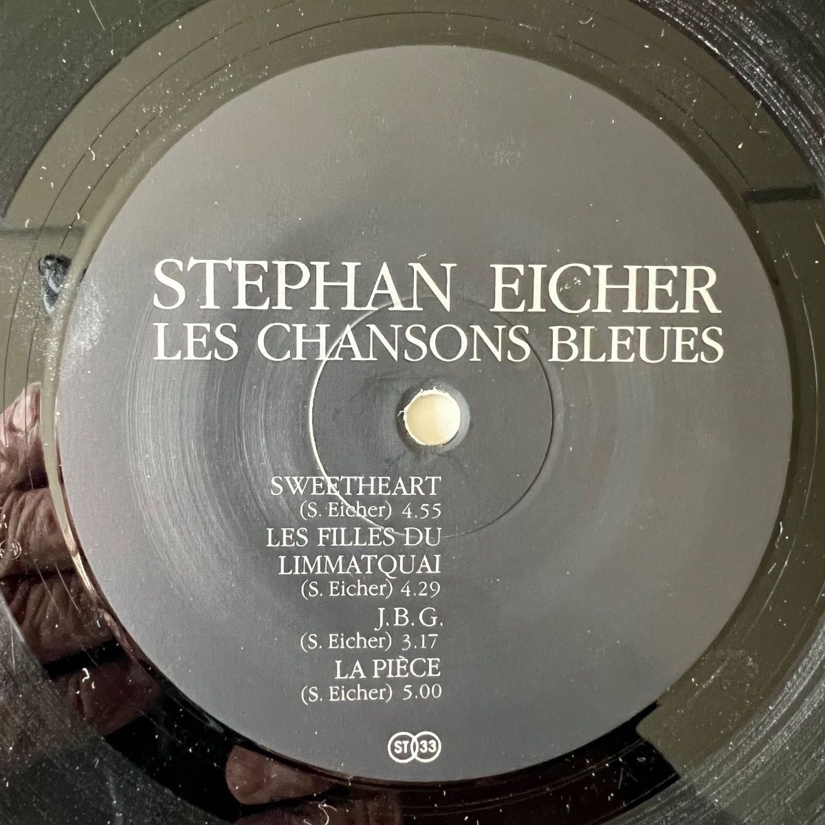 Stephan Eicher - Les Chansons Bleues / 1. Swiss-Press. 1983 - (M-/VG+)