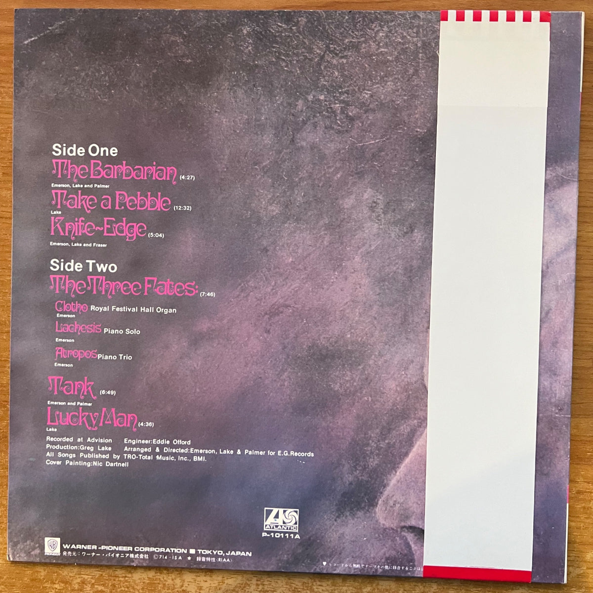 Emerson Lake & Palmer - Same / Japan-Press. 1976 - (M-/M-)