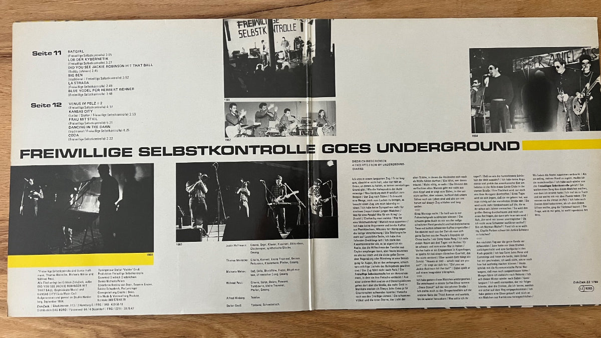 L'autorégulation volontaire - Entre dans la clandestinité / 1. D-Press. 1985 - (M-/M-)
