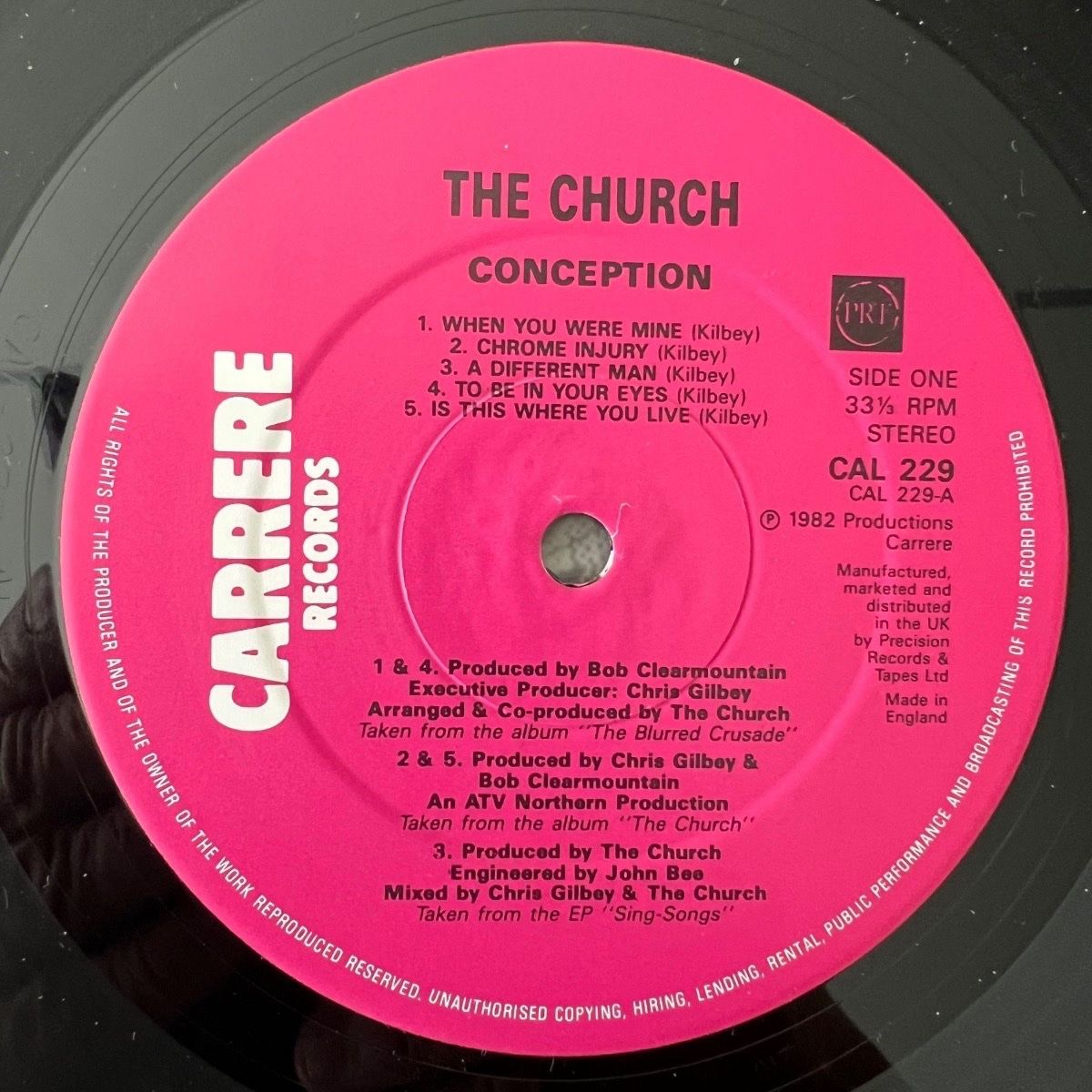 Church - Conception / 1. UK-Press. 1988 - (M-/VG++)