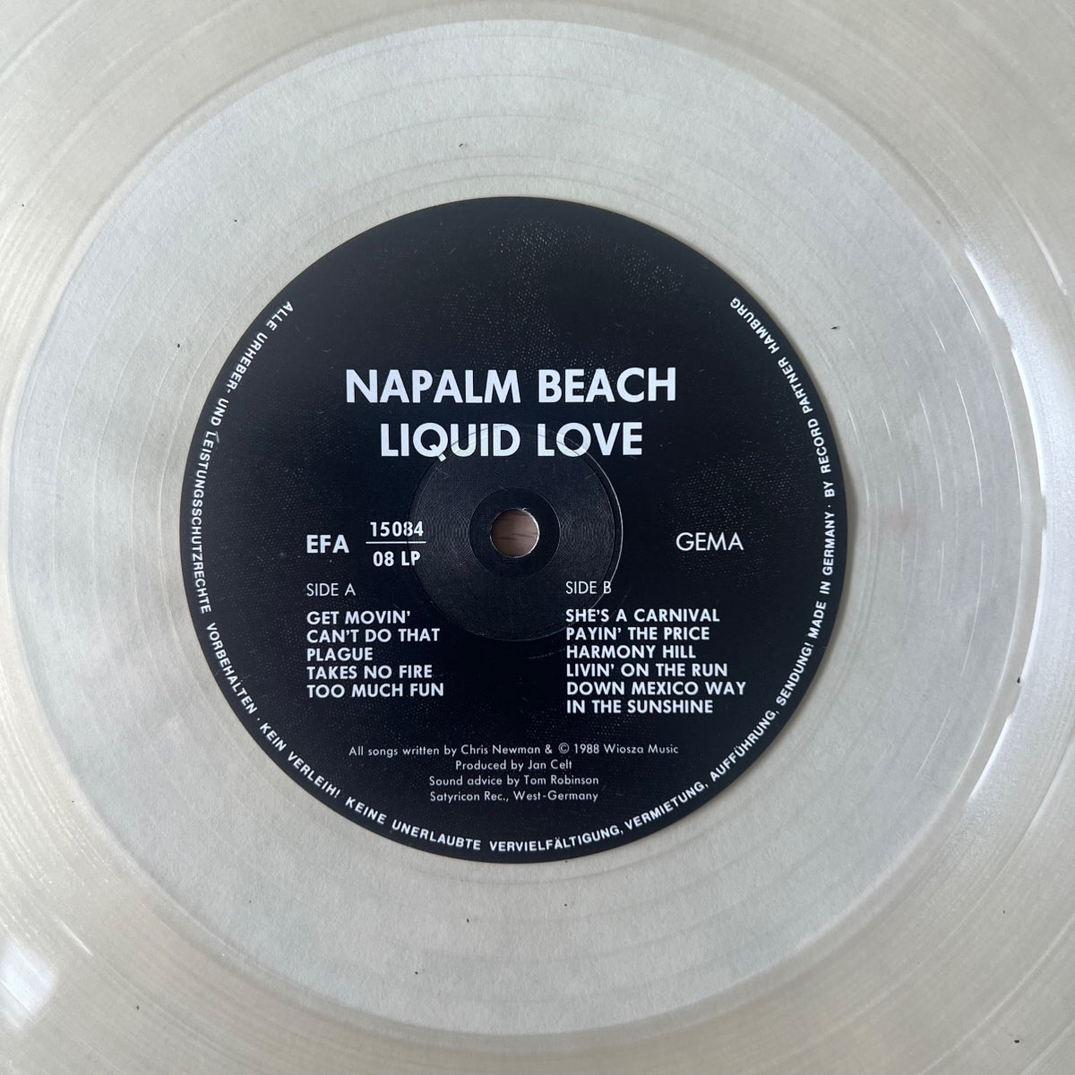 Napalm Beach - Liquid Love / 1. D-Press. 1988 - (M-/M-)
