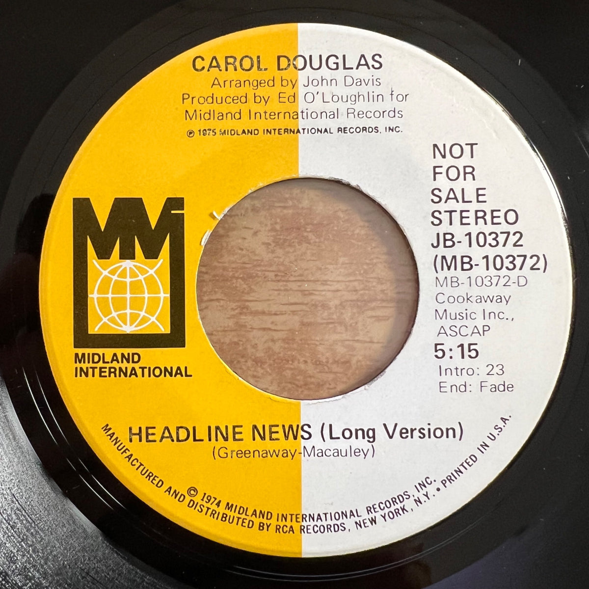 Carol Douglas - Headline New / US-Promo 1975 - (M-/Neutral)