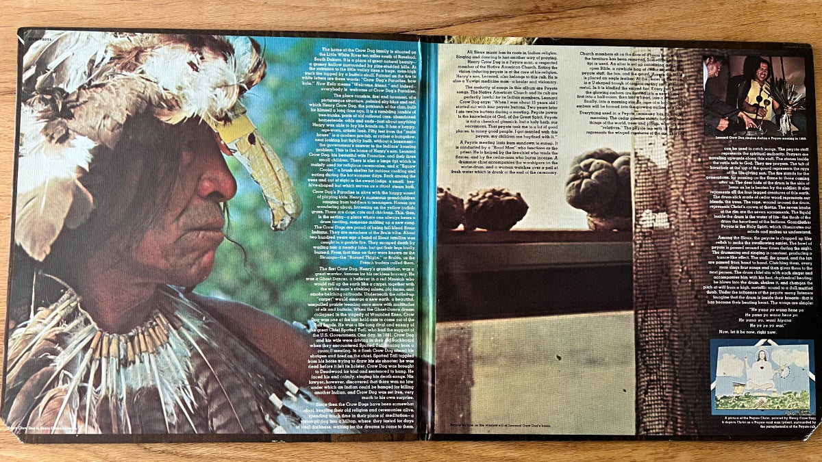 Crow Dog's Paradise - Songs Of The Sioux / 1st US Press. 1971 - (M-/VG+)