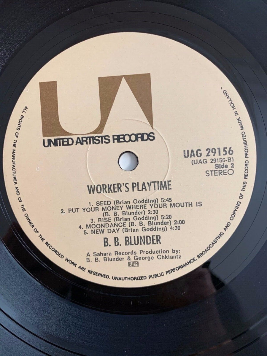 B.B. Blunder - Worker's Playtime / 1. NL-Pressing 1971 - (M-/VG+)