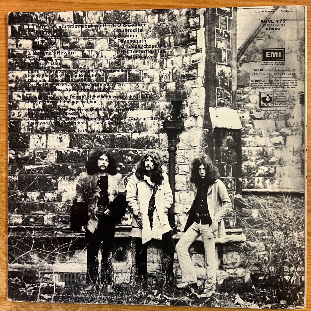 Edgar Broughton Band - Sing Brother Sing / 1re édition britannique. 1970 - (Valeur VG++/Valeur VG++)