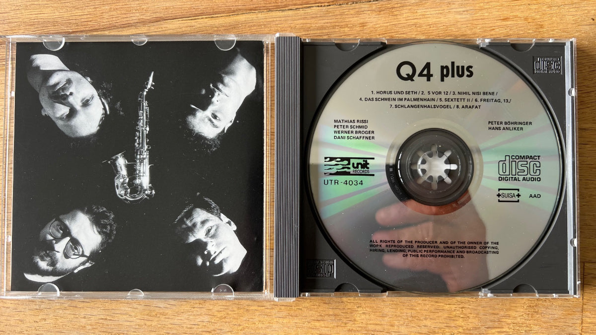 Q4 - Plus / CD - 1. Swiss Press. 1990 - Free Jazz - (M-/M-)
