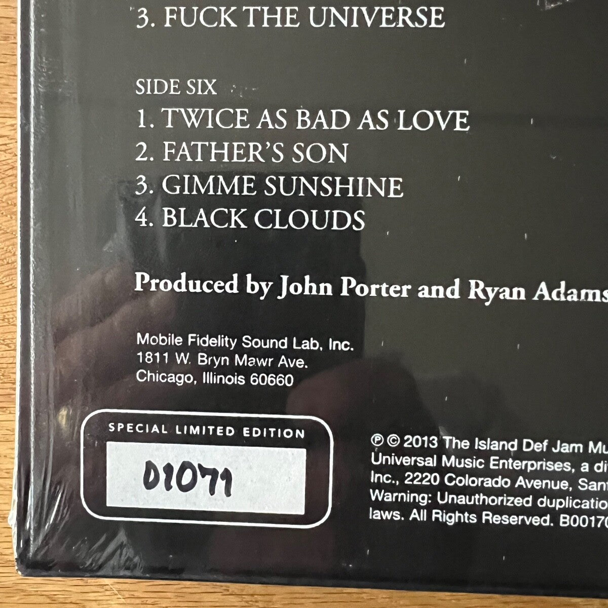Ryan Adams - Love Is Hell / 3 LP Box Set - Audiophile MFSL 2014 - (Mint/Mint Sealed)