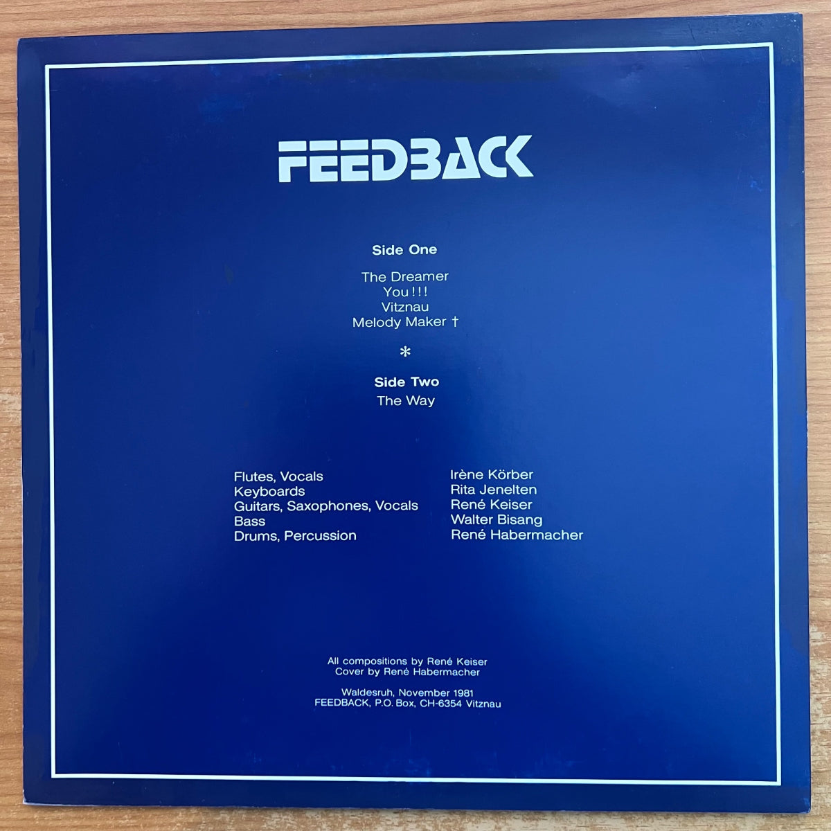 Feedback - Someone / 1. Swiss-Press. 1981 - (M-/M-)