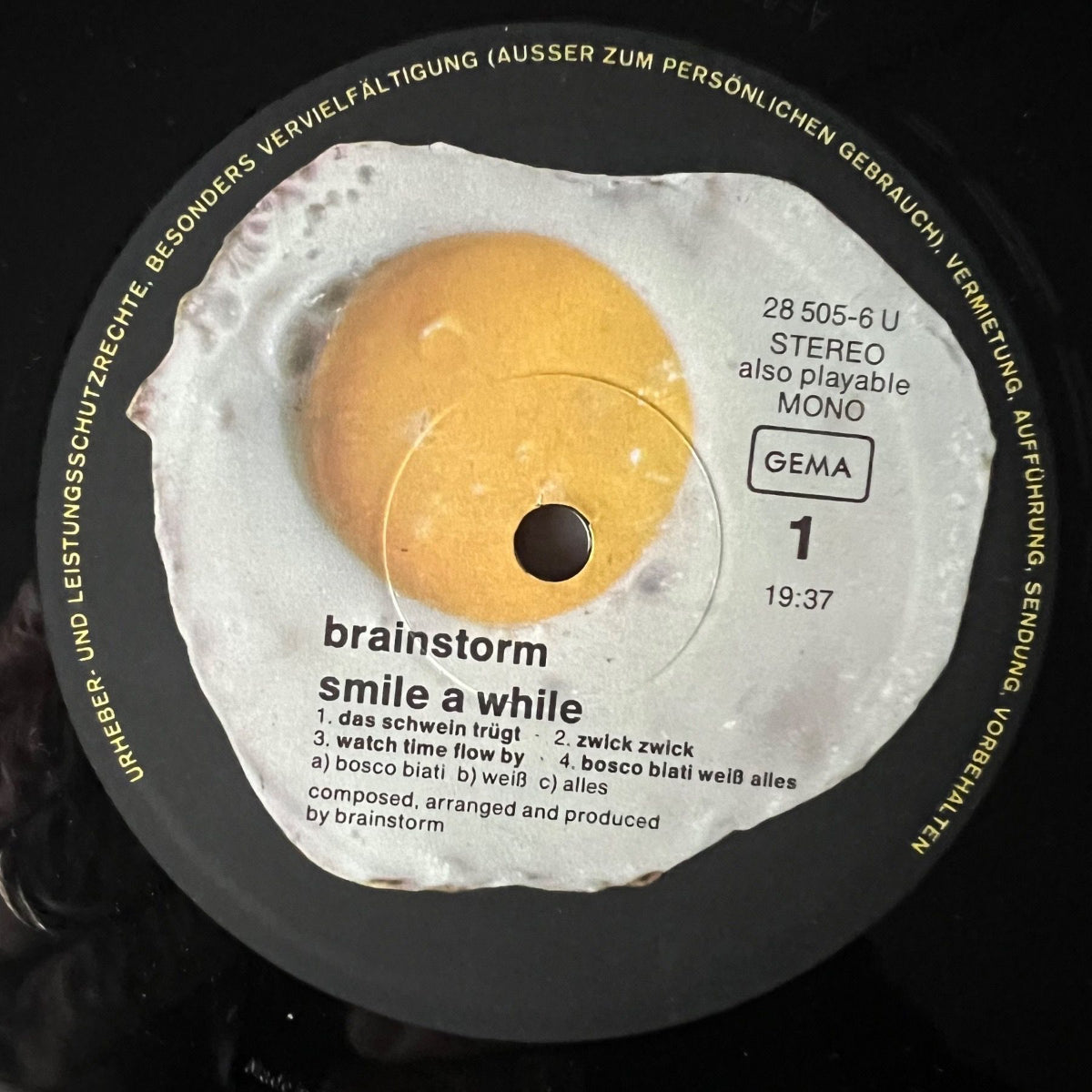 Brainstorm - Souriez un peu / 1. D-Press. 1972 - (M-/M-)
