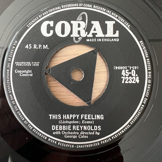 Debbie Reynolds - This Happy Feeling / 1. UK-Press. 1958 - (VG++/Neutral)