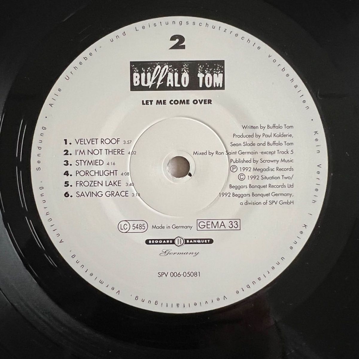 Buffalo Tom - Let Me Come Over // 1. D-Press. 1992 - (M-/M-)