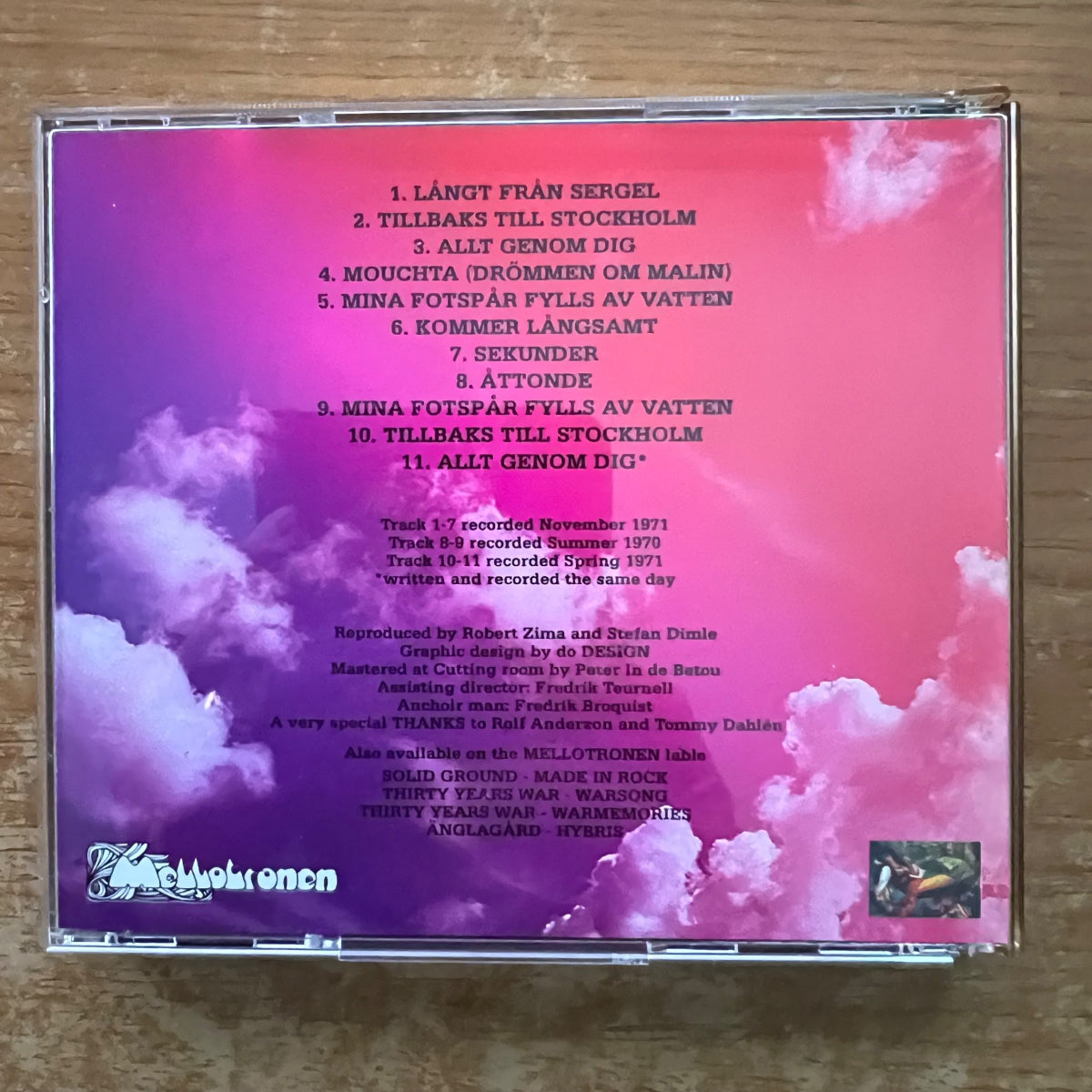 November - Live / CD - 1. Sweden Press. 1993 on CD - (M-/M-)