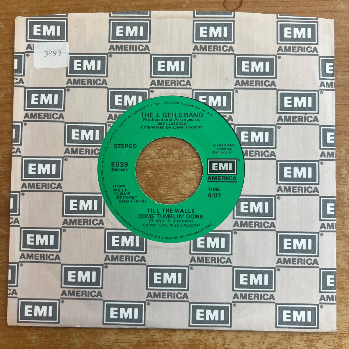 J. Geils Band - Love Stinks / 1. US-Press. 1980 - (VG++/M-)