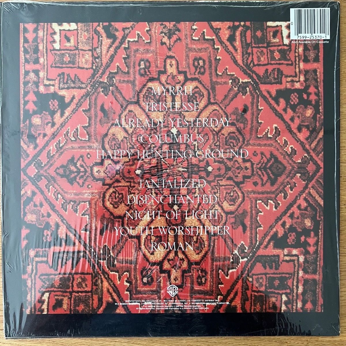 Church - Heyday / 1. Canada-Press. 1985 - (M-M-)