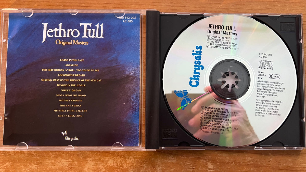 Jethro Tull - Original Masters / CD - 1. D-Press. 1985 - (M-/M-)