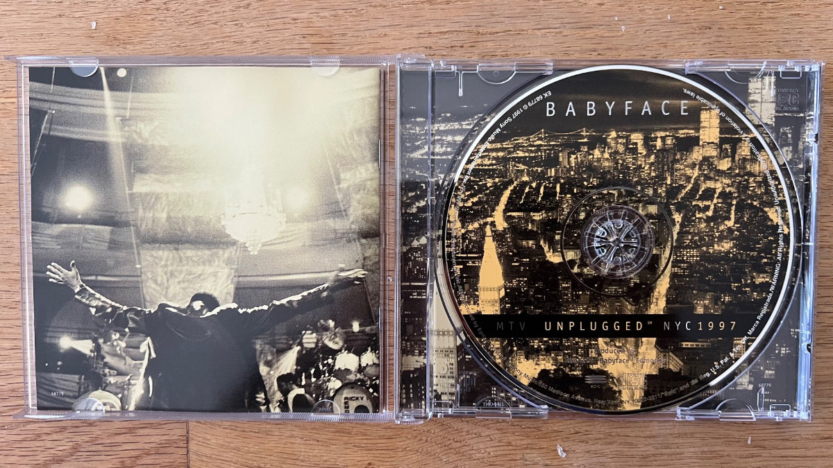 Babyface - MTV Unplugged NYC 1997 / CD - 1ère édition américaine. 1997 - (M-/M-)