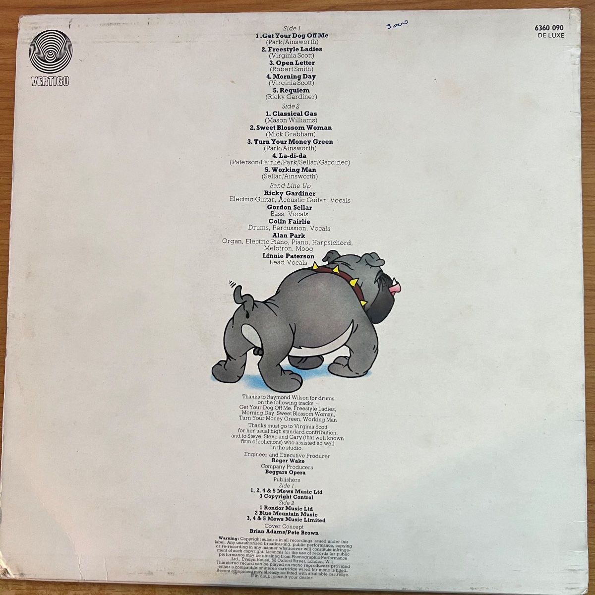 Beggars Opera - Get Your Dog Off Me / 1st UK Press. 1973 - (VG++/VG+)