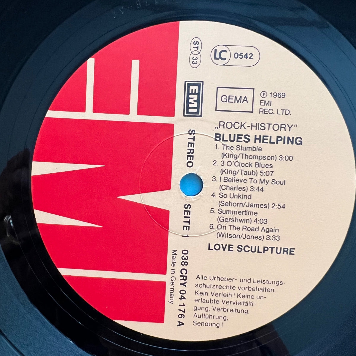 Love Sculpture - Blues Helping / D-Press. RE - (M-/VG++)