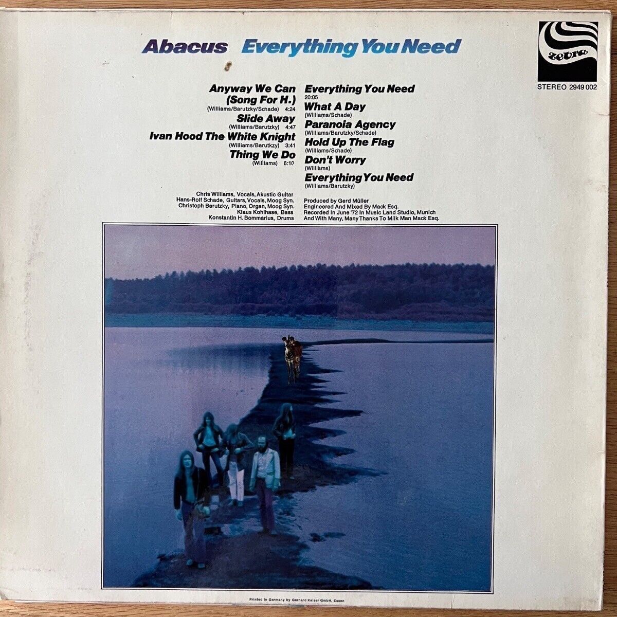 Abacus - Everything You Need / LP - 1. D-Press. 1972 - (M-/ VG++)