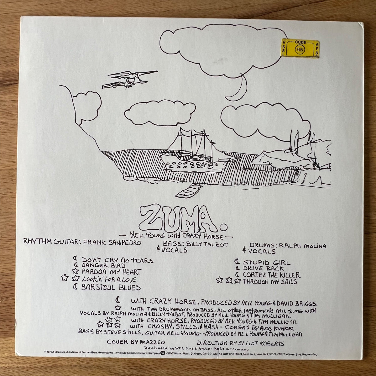 Neil Young - Zuma / 1. D-Press. 1975 - (M-/VG++)