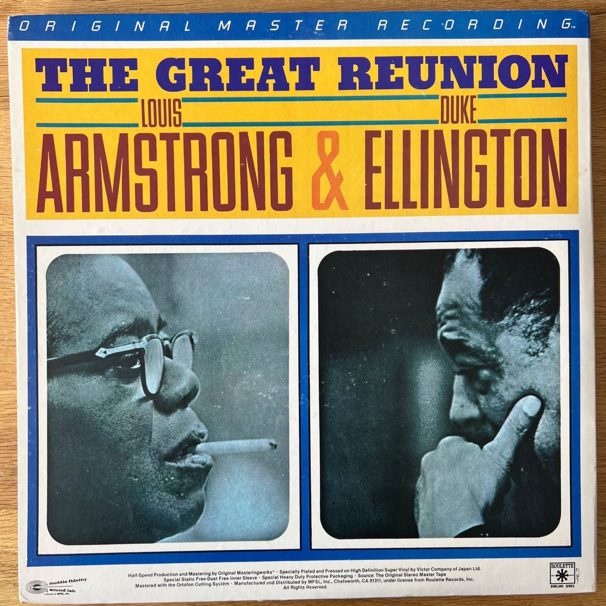 Louis Armstrong & Duke Ellington - The Great Reunion../ 2 LP - Audioph. MFSL 1984 - (M-/M-)