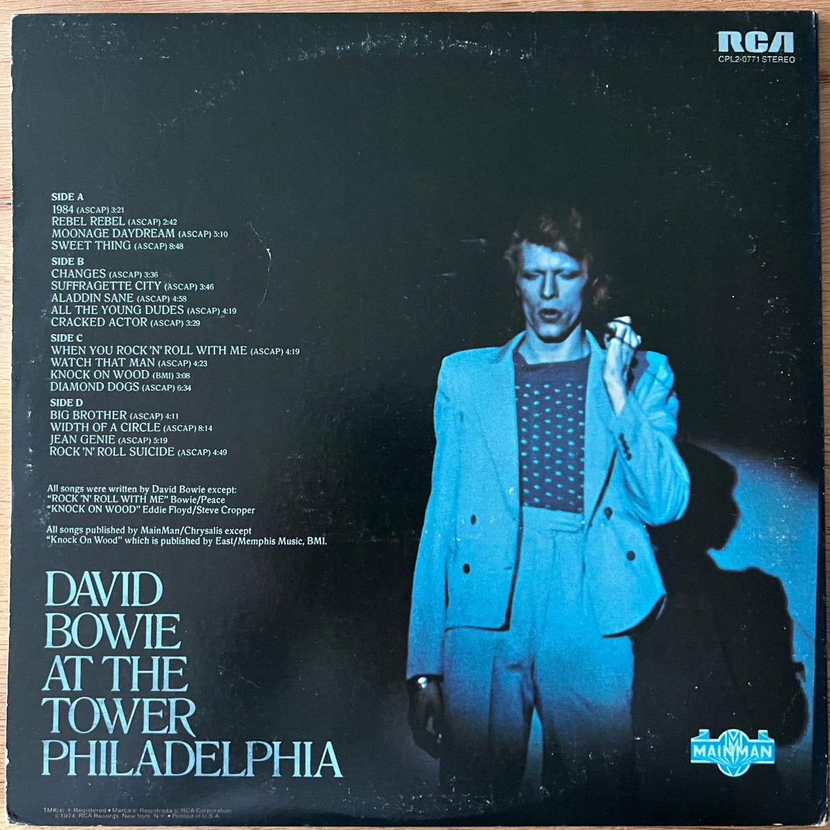 David Bowie - David Live / 2 LP - 1st US Press. 1974 - (M-/VG+)