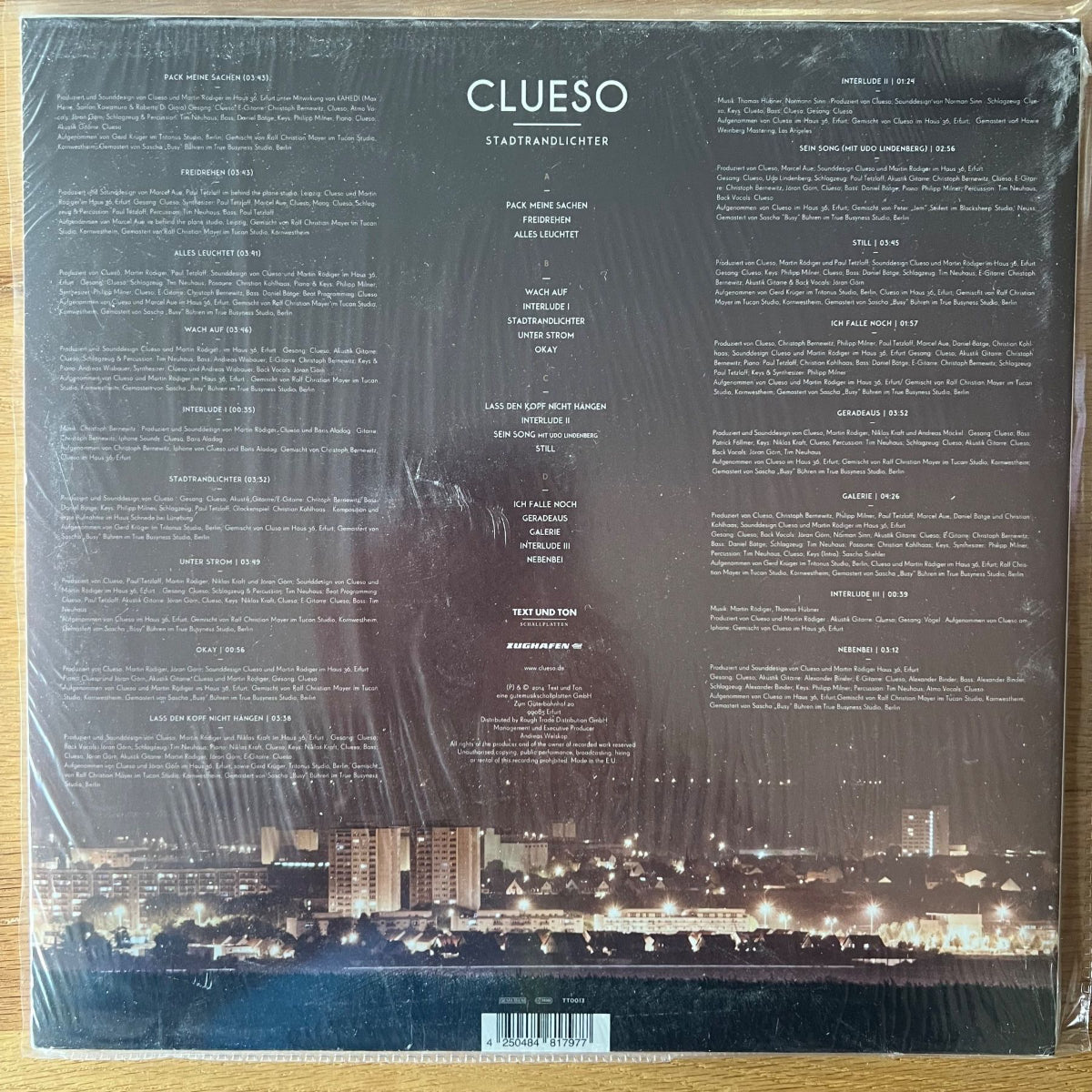 Clueso - Stadtrandlichter / 2 LP - 1st German Press. 2014 - (Mint & Sealed)