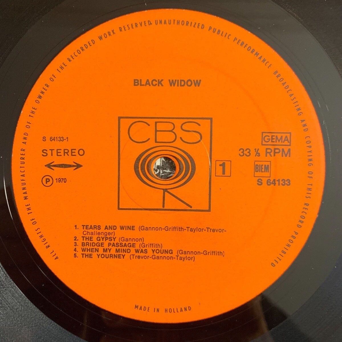 Black Widow - Same / 1. NL-Press. 1970 - (VG++/VG++)