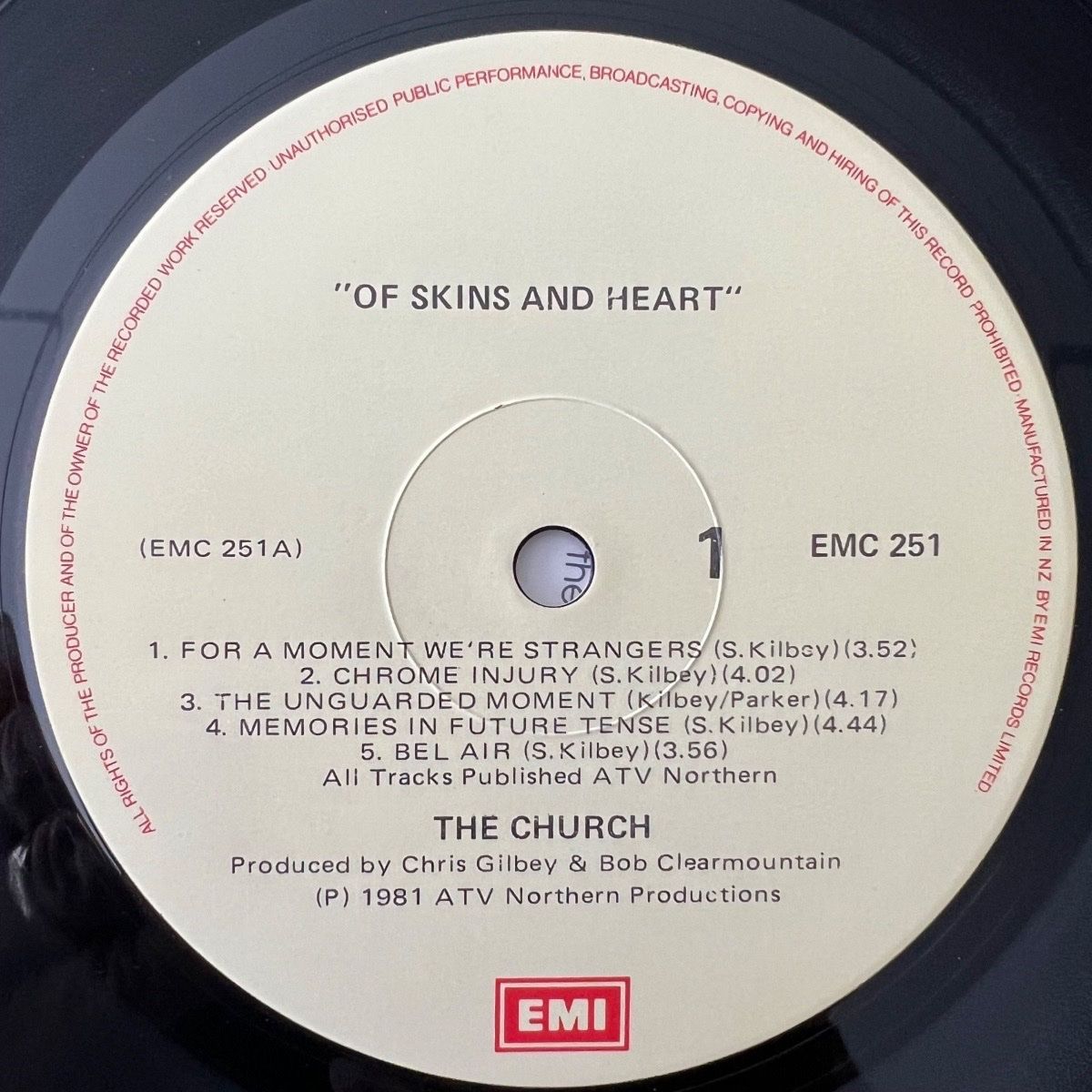 Church - Of Skins And Heart / NZ-Press. 1985 - (M-/VG+)