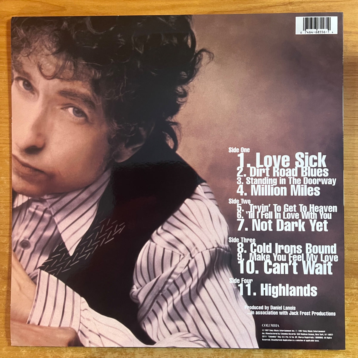 Bob Dylan - Time Out Of Mind / 2 LP - Pressage européen 2011 - Vinyle bleu - (M-/M-)