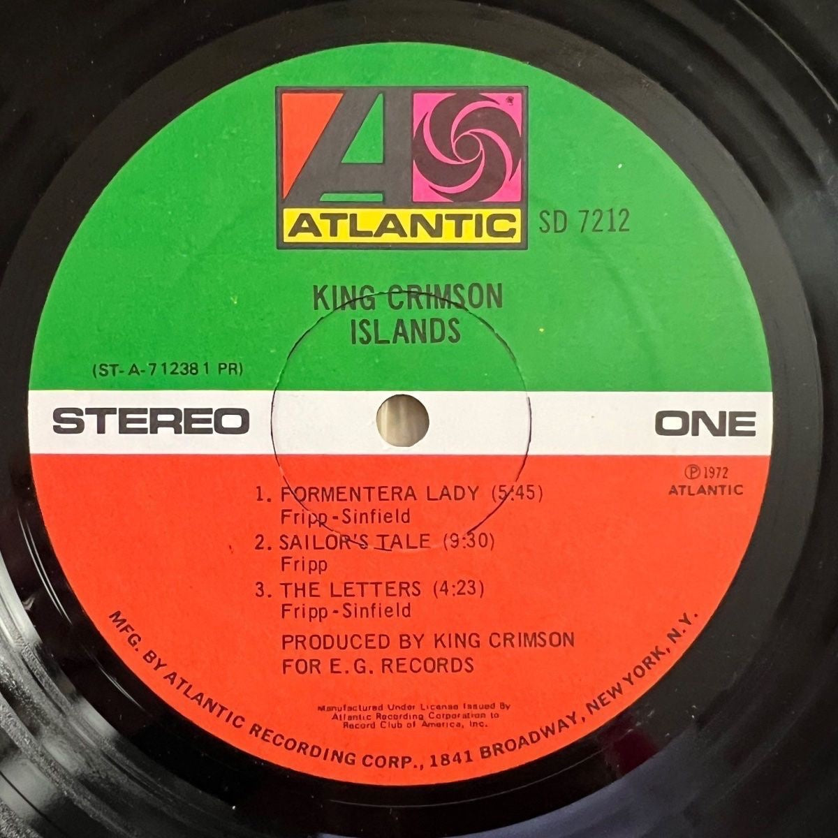 King Crimson - Islands / US-Press. 1972 - (VG++/VG+)