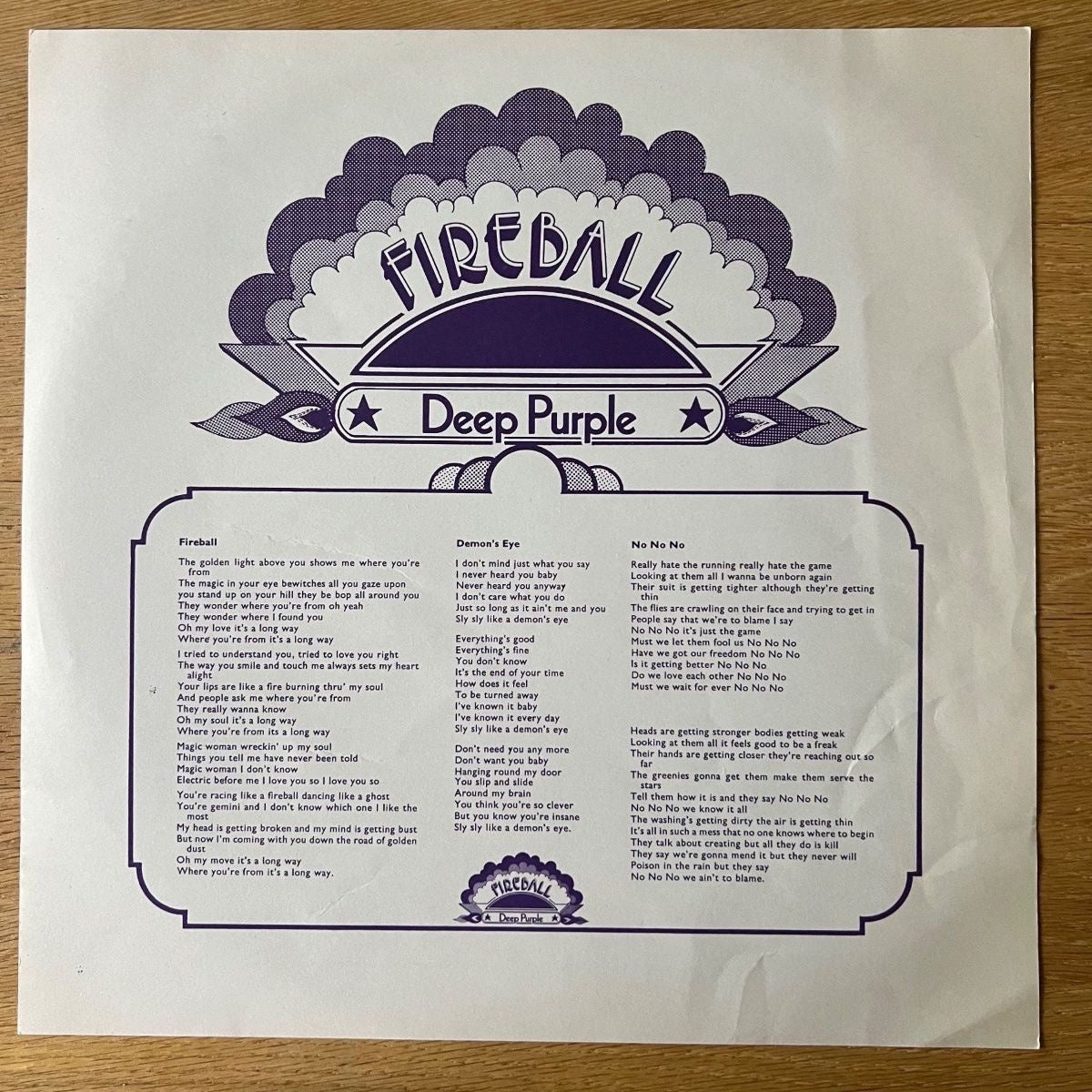 Deep Purple - Fireball // 1. UK-Press. 1971 - (VG+/VG+)