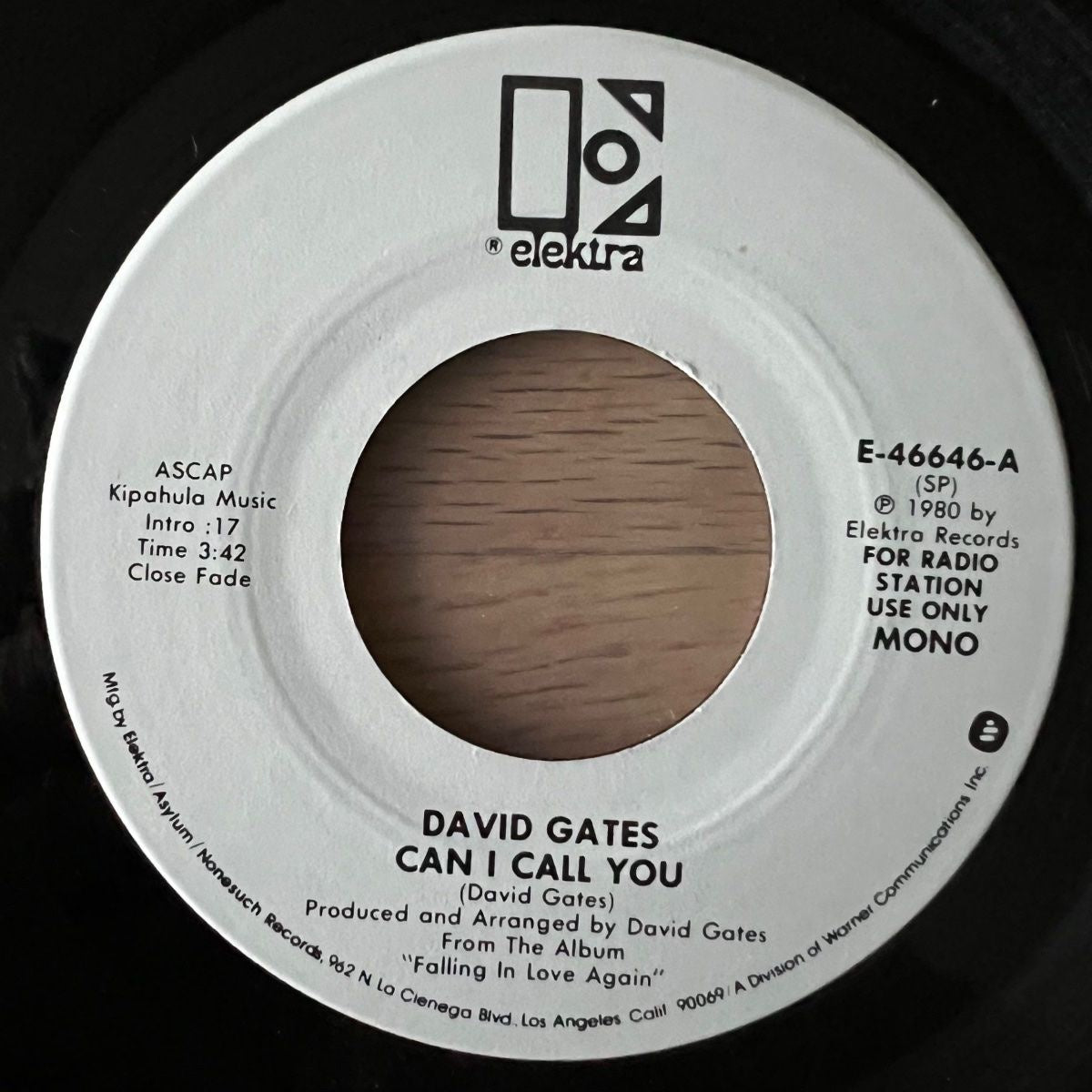 David Gates - Can I Call You / US-Promo 1980 - (M-/Neutral)