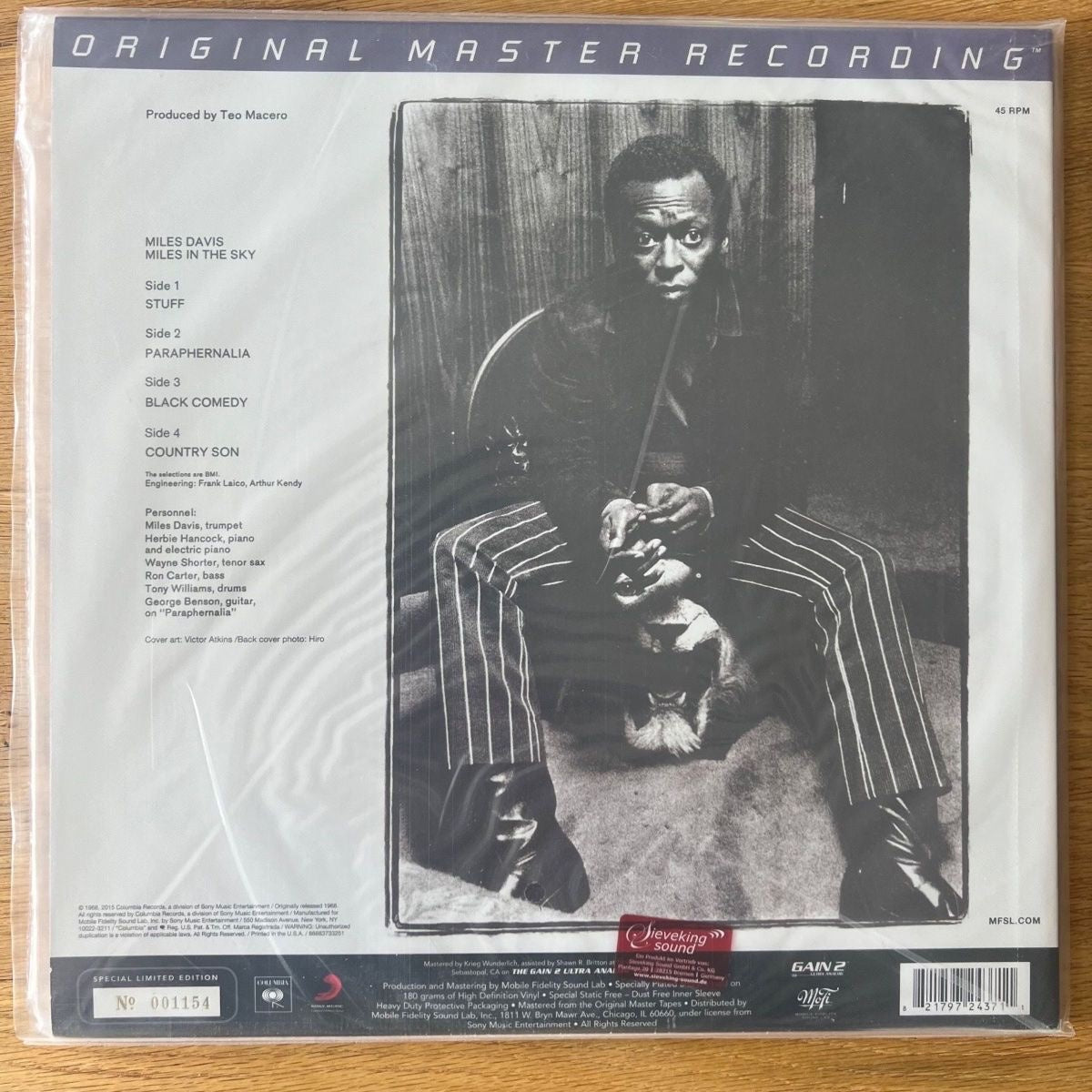 Miles Davis - Miles In The Sky / 2 LP - Audiophile MFSL 2015 - (Neuf et scellé)