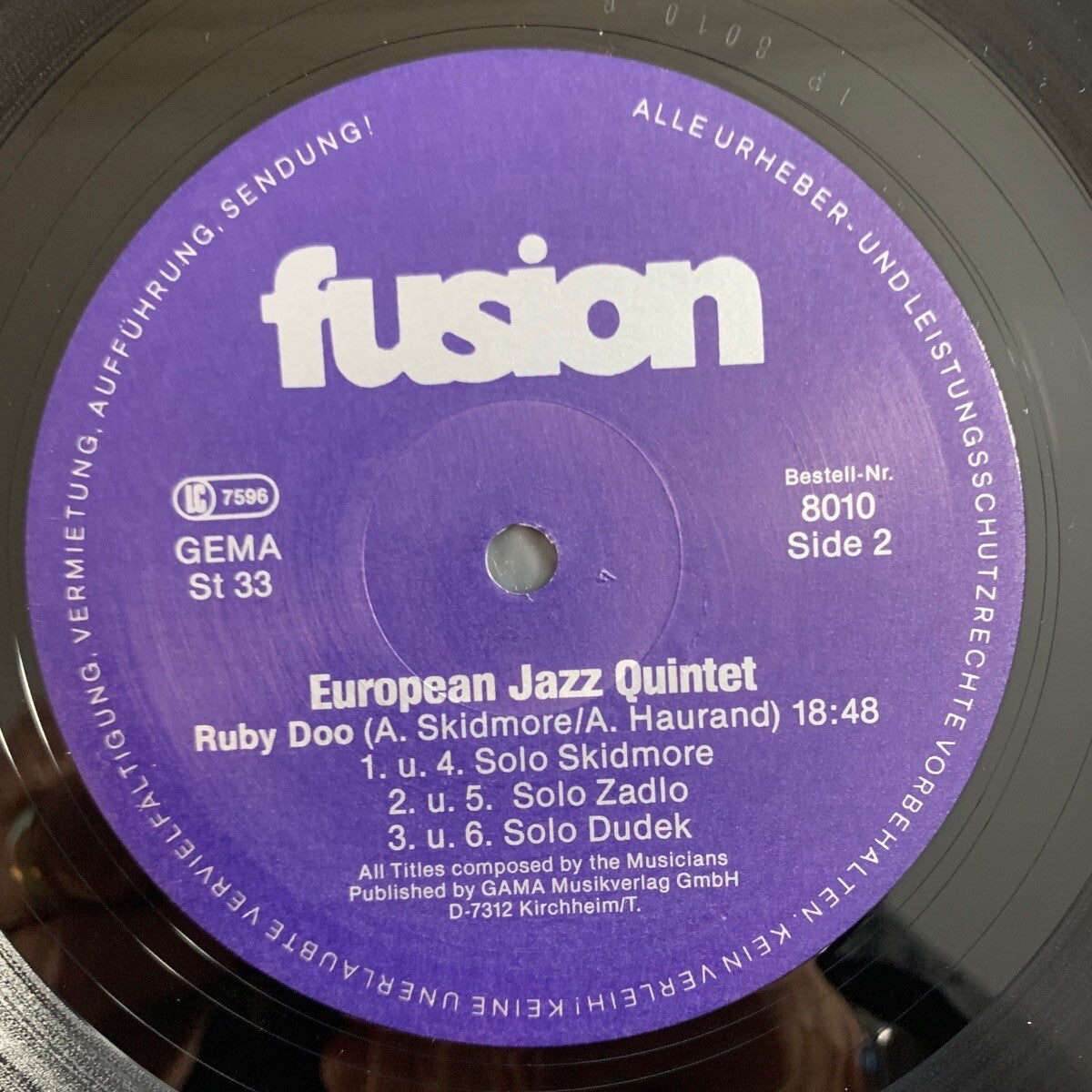European Jazz Quintet - III / 1. D-Press. 1982 - (M-/VG++)