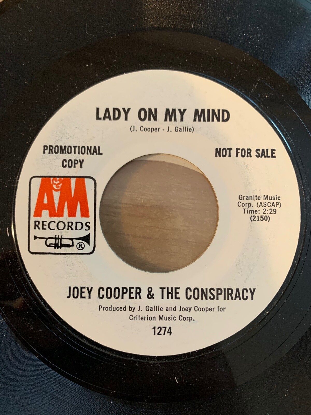 Joey Cooper & The Conspiracy - A Little More Rock 'n' Roll / US-Promo 1971 - (M-/Neutral)
