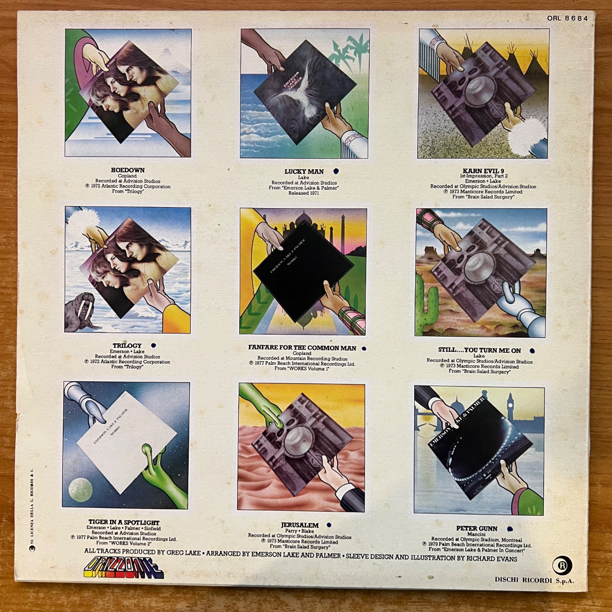 Emerson Lake & Palmer - Best Of / Italy-Press. RE - (M-/M-)