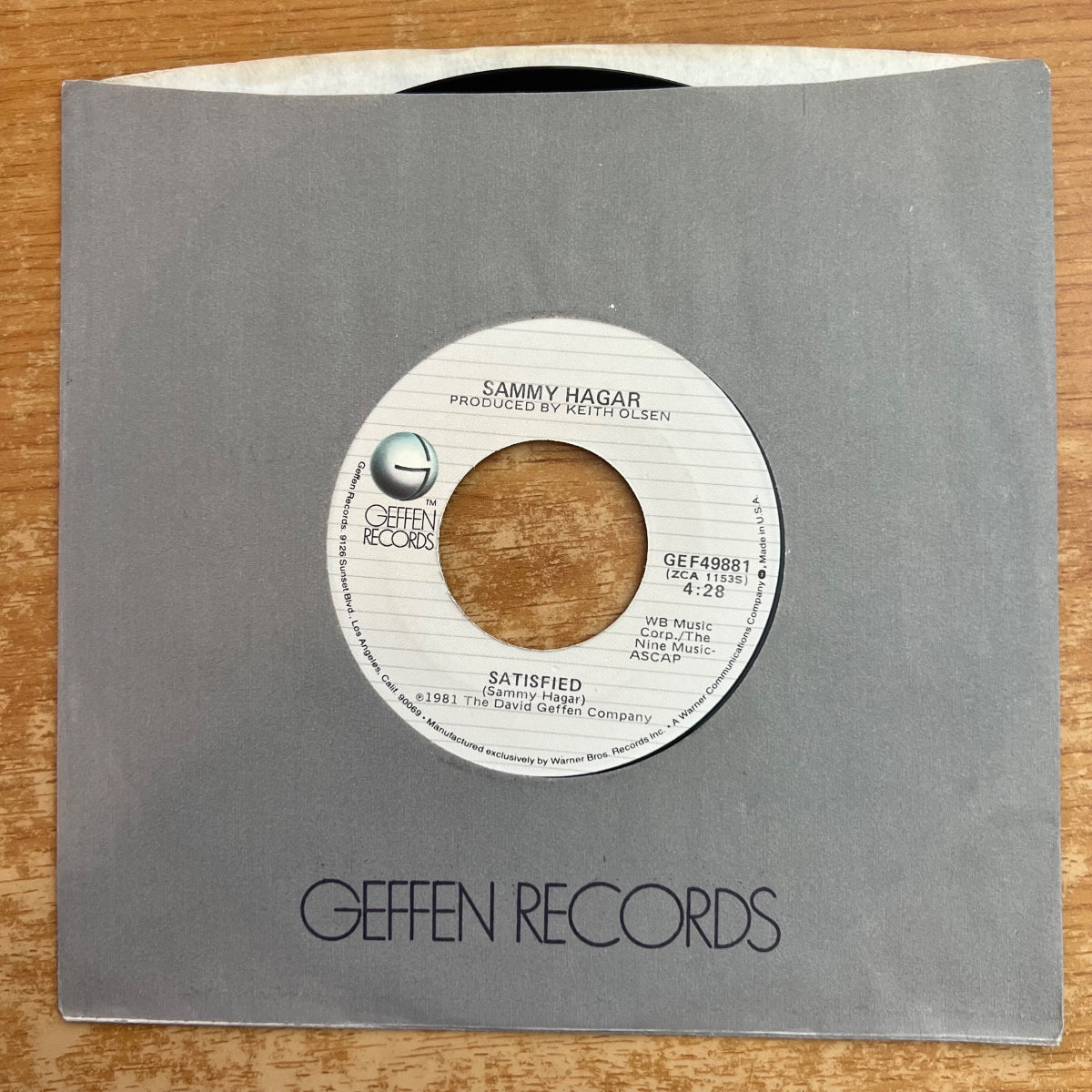 Sammy Hagar - I'll Fall In Love Again / 1. US-Press. 1981 - (M-/VG++)