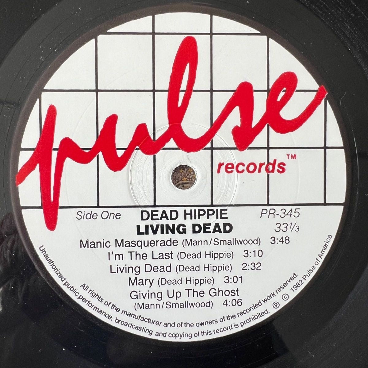 Dead Hippie - Living Dead / 1st US Press. 1983 - Punk - (M-/M-)