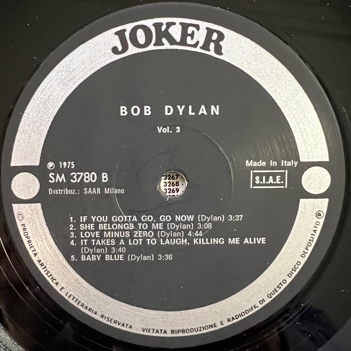 Bob Dylan - A Rare Batch Of Little White Wonder - Vol. 3 / 1. Italy-Press. 1975 - (M-/VG++)
