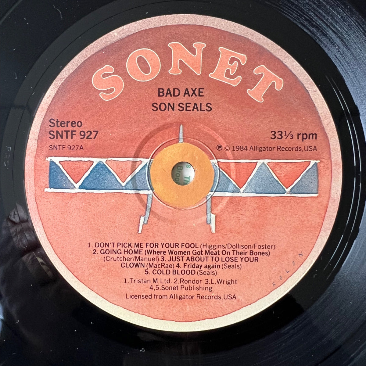Son Seals - Bad Axe / 1. UK-Press. 1984 - (M-/M-)
