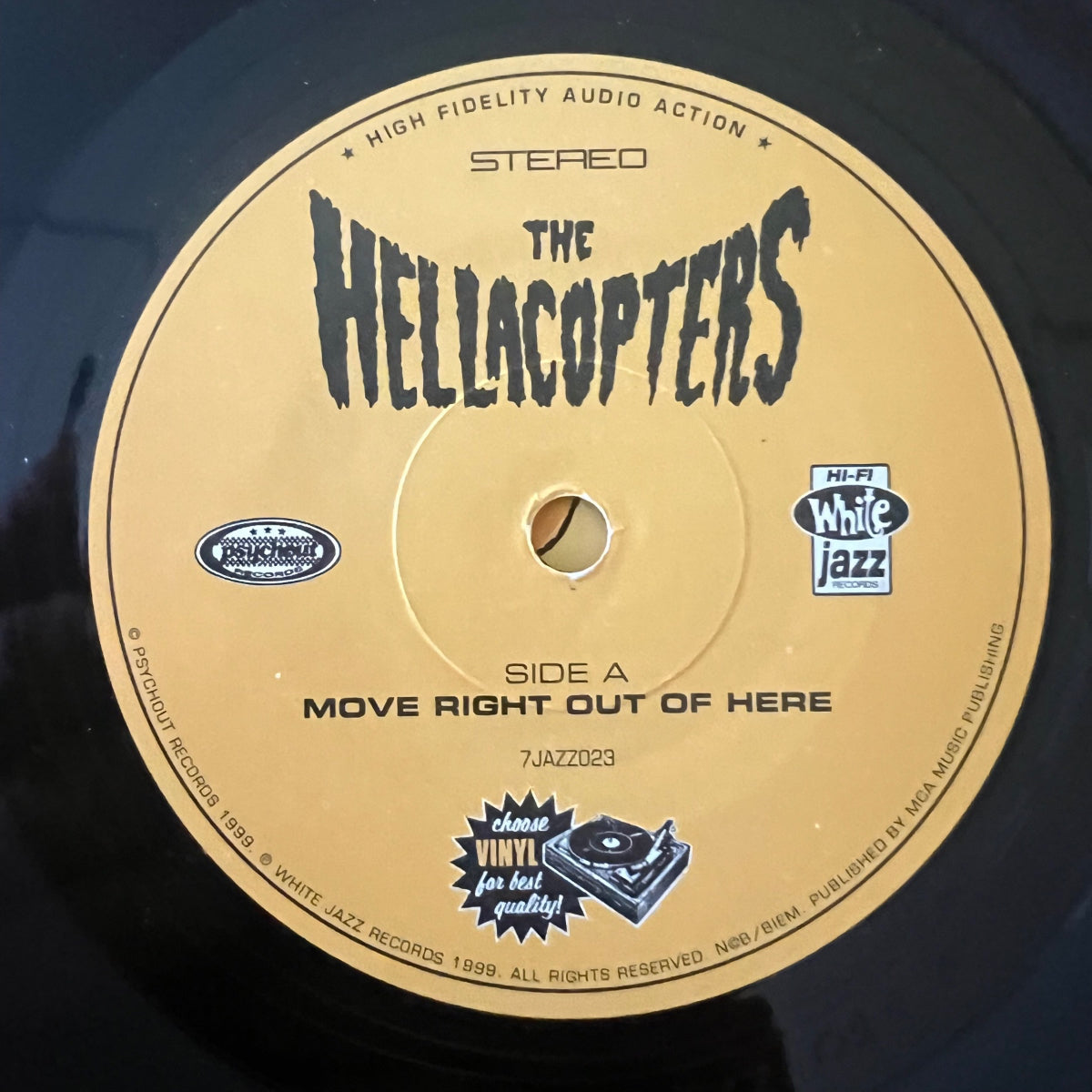 Hellacopters - Move Right Out Of Here / 1.Sweden-Press. 1999 - (M-/M-)