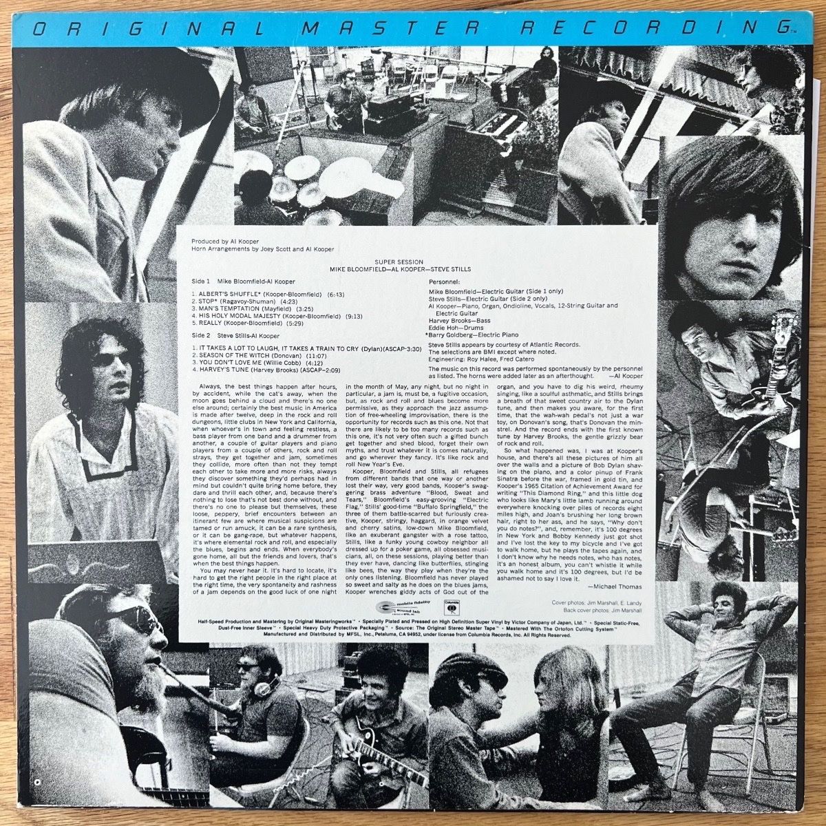 Mike Bloomfield, Al Cooper - Super Session / Audiophile MFSL 1983 - (M-/VG++)