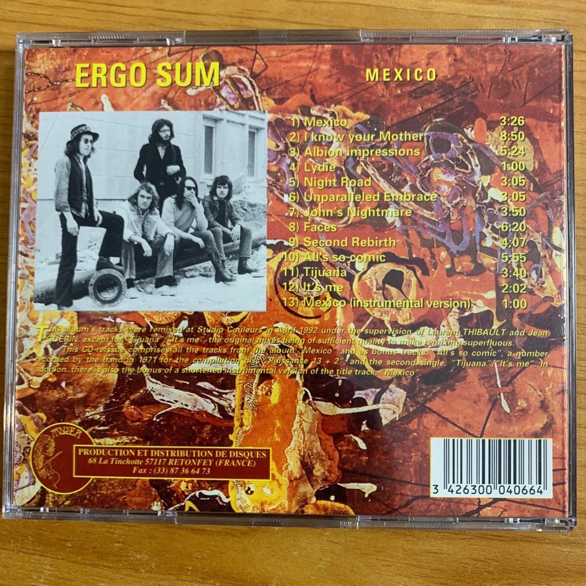 Ergo Sum - Mexico // CD - 1st France pressing on CD from 1992 - (M-/M-)