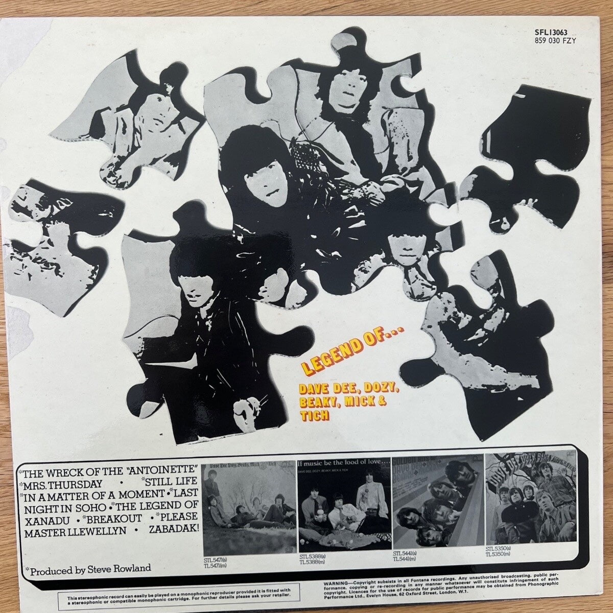 Dave Dee, Dozy, Beaky, Mick & Tich - Legend Of / 1st UK Press. 1969 - (M-/M-)