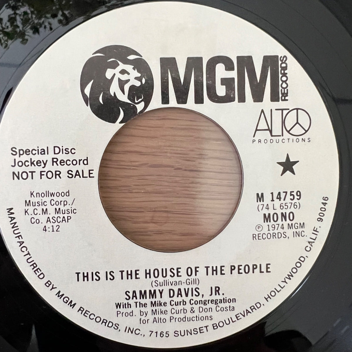 Sammy Davis Jr. - This Is The House Of The People / US-Promo 1974 - (VG+/Neutral)