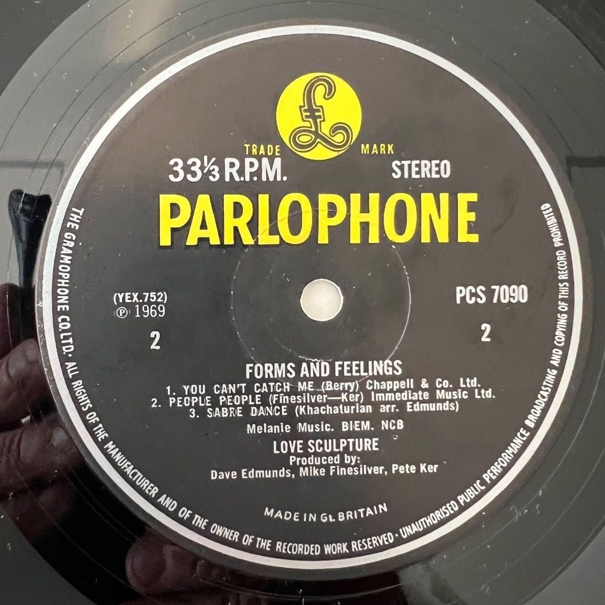 Love Sculpture - Forms And Feelings / 1. UK-Press. 1969 - (VG++/VG++)